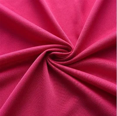 China Factory 100% RPET Polyester Pique Fabric Stretchable Wicking Knitted Fabric for T-Shirt Sportswear Polo Shirt