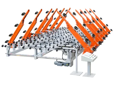 Automatic Glass Loading and Unloading Table with Sucker Arm Vacuum Lifter