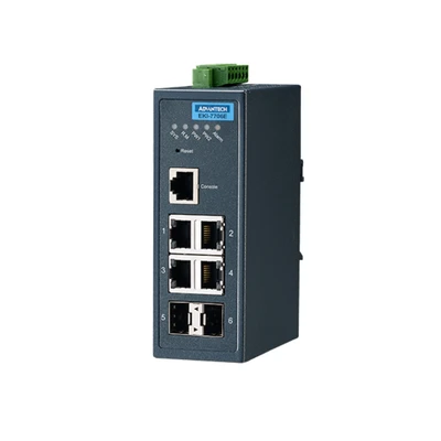 Advantech Eki-7706e-2fi10/100/1000 Mbps 4 Fast Ethernet 2SFP Ports Managed Redundant Industrial Ethernet Switch