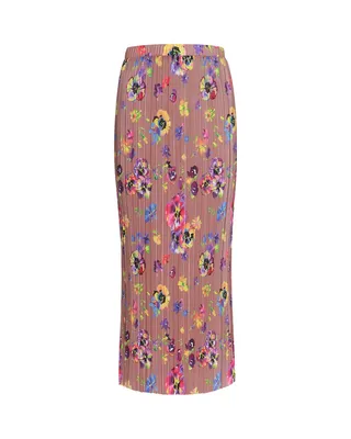Ladies Long Fashion Skirt Women Printing Fabric Skirt