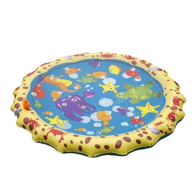 Inflatable Seahorse Spray Pad - Outdoor Water Play Toy for Kids