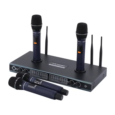 Professional Wireless Vocal Mic Set UHF Dynamic Handheld Wireless Microphone