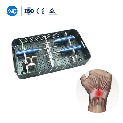 Durable Orthopedic Shoulder Joint Arthroscopic Knife Surgery Kit with Auxiliaries