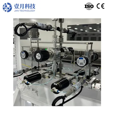 Semi Automatic Dual Cylinder Delivery Rack with Emergency for Light Emitting Diode