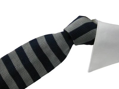 High Quality Polyester Strpe Knit Men's Necktie