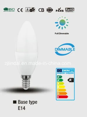 C37-Sbl Type Dimmable LED Candle Bulb