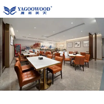 Contemporary Solid Wood Hotel Furniture Set with Yagoowood Trademark