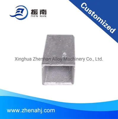 Square Protective Sleeve, Stainless Steel Spare Component for Cement Works Shaft Kiln