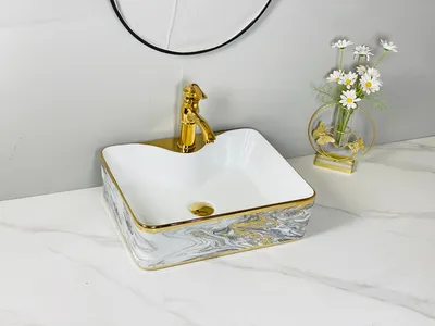 Elegant Ceramic Bathroom Sink for Modern Home Decor Wash Basin