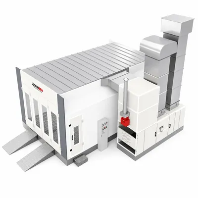 Zonben Manufacturer Floor Exhaust Industrial Paint Booths for Heavy Equipment
