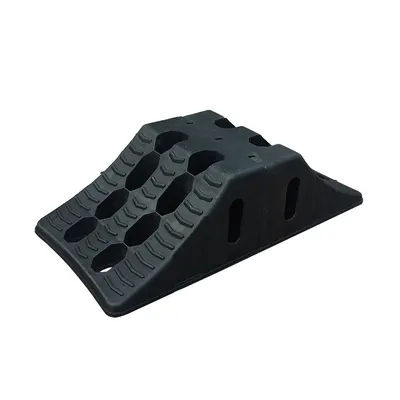 Plastic Interlocking Tandem Truck Wheel Chock for Car Vehicle RV Camper