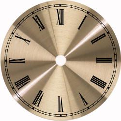 Aluminum Clock Dial