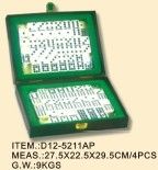 Plastic Dominoes Game (D12-5211AP)