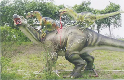 Lguanodon Attack by Three Raptors (CD 38)