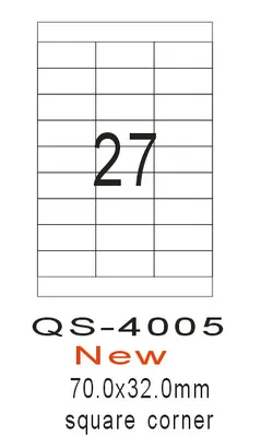 A4 Computer Printing Label-QS4005-27