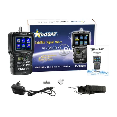 DVB S/S2 Digital Satellite Finder Spectrum Analyzer 2.4inch Satfinder Meter Findsat Vf-8900