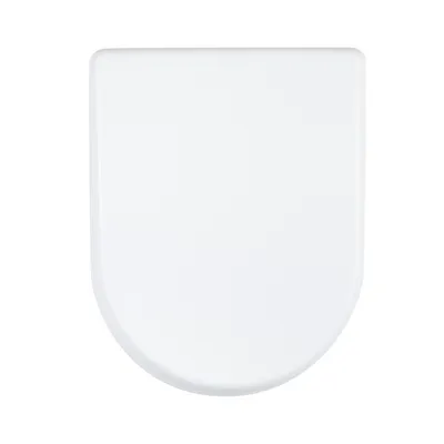Heat Stable Easy Mould PVC Plastic Chrome Hinges Soft Toilet Seats for Guest Bathroom