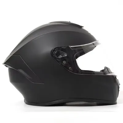 Matt Black DOT Full Face Motorcycle Helmet