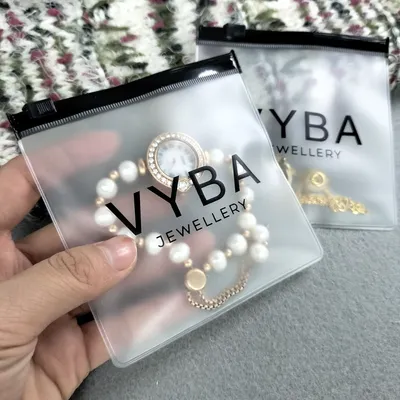 Custom PVC Bag Pouch Small Jewelry Zipper Bag Mini Jewelry Zipper Bag Colorful Zip Lock Packaging Bags with Logo