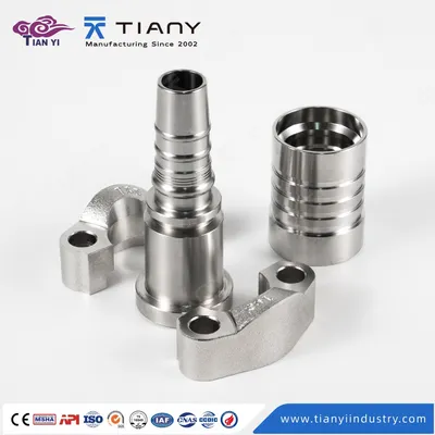 87311 SAE Flange Hydraulic Hose Connector 3000psi & 6000psi High Pressure Fitting