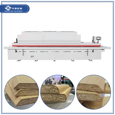 Woodworking Bevel Straight and Arc Edge Banding Machine for MDF/PVC Furniture