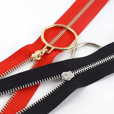 20cm Factory Direct DIY Metal Zipper Garment Accessories Sewing Bags Skirts Clothing Auto Lock Close-End Zipper
