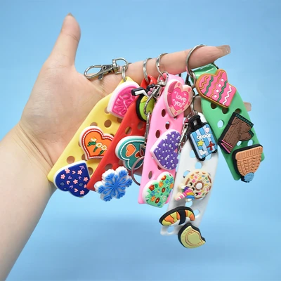 Promotional Keyring Custom 3D Logo Letters Metal Key Chains Hard Soft Enamel Keychain Custom Logo Cartoon Cute Key Chain