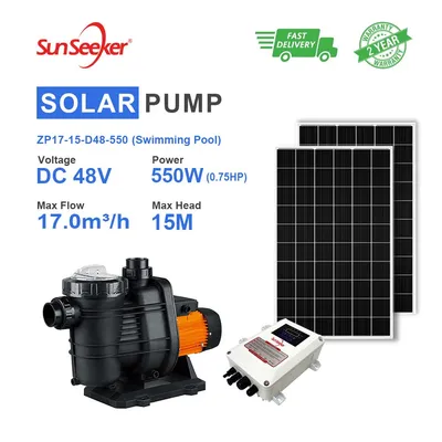High-Performance 48V 900W Solar Pool Water Pump System