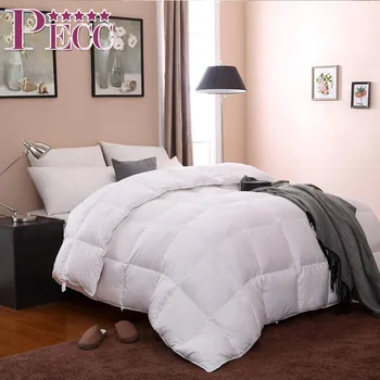 Comforter Plain White Down Alternative Quilted Duvet Soft for Season