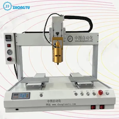 Customization Four Axis High Speed Dripping Glue Dispensing Machine Hot Melt Glue Robot for Industrial Equipment