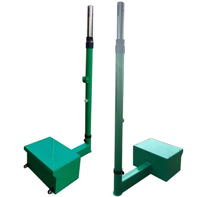 Height Adjustable and Movable Volleyball Poles