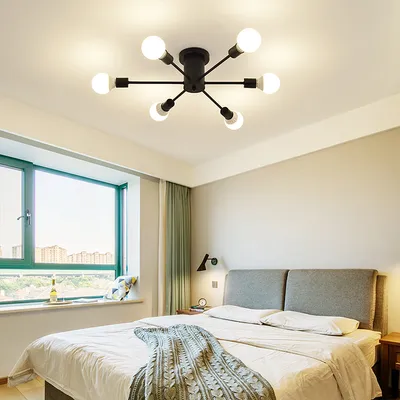Spider Chandelier Retro Nordic Ceiling Lighting Home Light Fixture