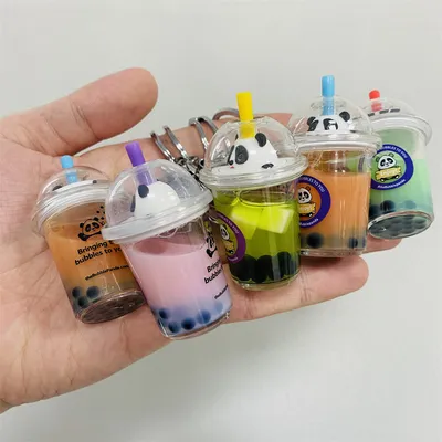 2025 New Acrylic Customization Oil Shaker Acrylic Liquid Anime Acrylic Keychain