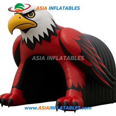 Outdoor Sports Tunnel Tent Inflatable Sports Entrance Arch Inflatable Eagles Mascot Tunnel