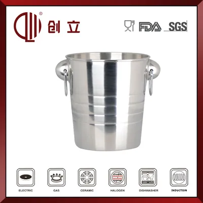 3.8L Stainless Steel Ice Bucket with Handles