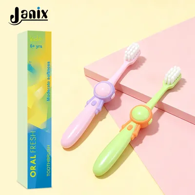 Soft Bristle Kids Training Toothbrush Cartoon Shape Toddler Toothbrush for Baby Daily Use