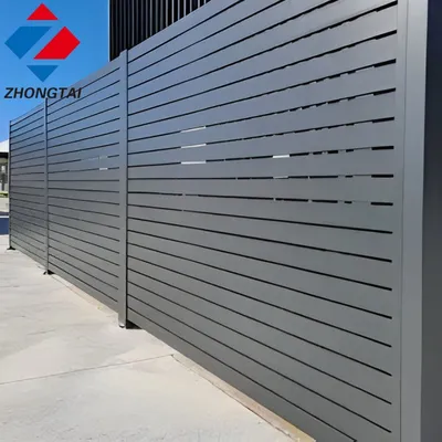 Premium High Quality Commercial Grade Aluminum Privacy Slat Fence