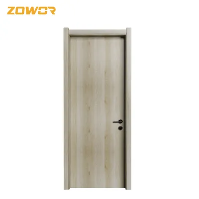 Flush Fireproof Solid Wood Double Fire-Rated Doors for Hospital