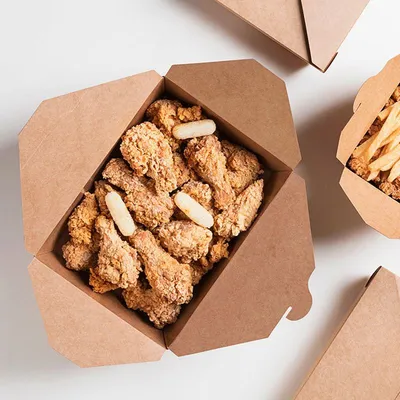 Zidan Takeout Box Popular Take Away Box Paper Lunch Box