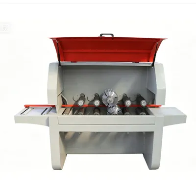 Wood Board Strip Cutting Double Spindle Multi Blade Rip Saw Circular Saw