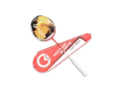 2 Player Badminton Racquets Set Carbon Shaft Light Weight Badminton Racket Set with 1 Carrying Bag