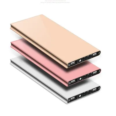 Hot Products Portable Charger 10000 mAh Powerbank Slim Portable External Solar Power Bank