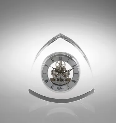 Crystal Table Clock Crystal Glass Clock Glass Desk Clock
