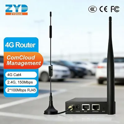 Industrial Grade 4G Router Supports VPN for Secure Data Transmission in Smart Factory Automation