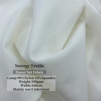 90% Nylon 10% Spandex 190GSM Eco-Friendly Soft Stretch Four-Sided Elastic Breathable Quick-Dry Anti-Odor Fabric