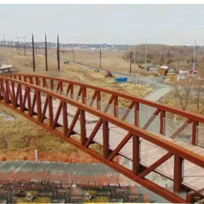 Cost Saving Prefabricated Steel Structure Bridge Steel Frame Overpass
