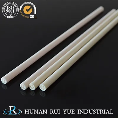 Alumina Ceramic Tube 99% Al2O3 Multihole Filter Tube