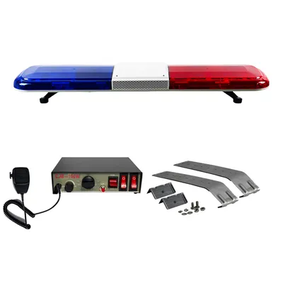 48 Inch Blue LED Emergency Warning Lightbars 130lx