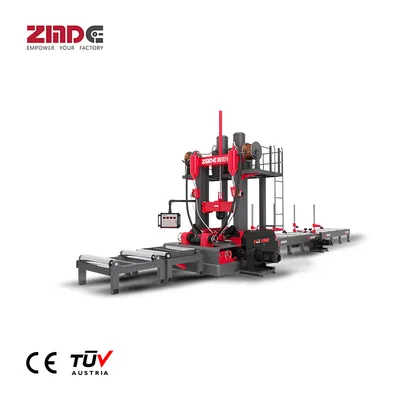 Zmde Steel Construction H Beam Welding Production Line for Integrated Welding