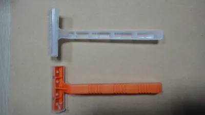 Jails Prison Razor Single Blade Razor Twin Blade Razor Rubber Flex handle Thumbprint Razor